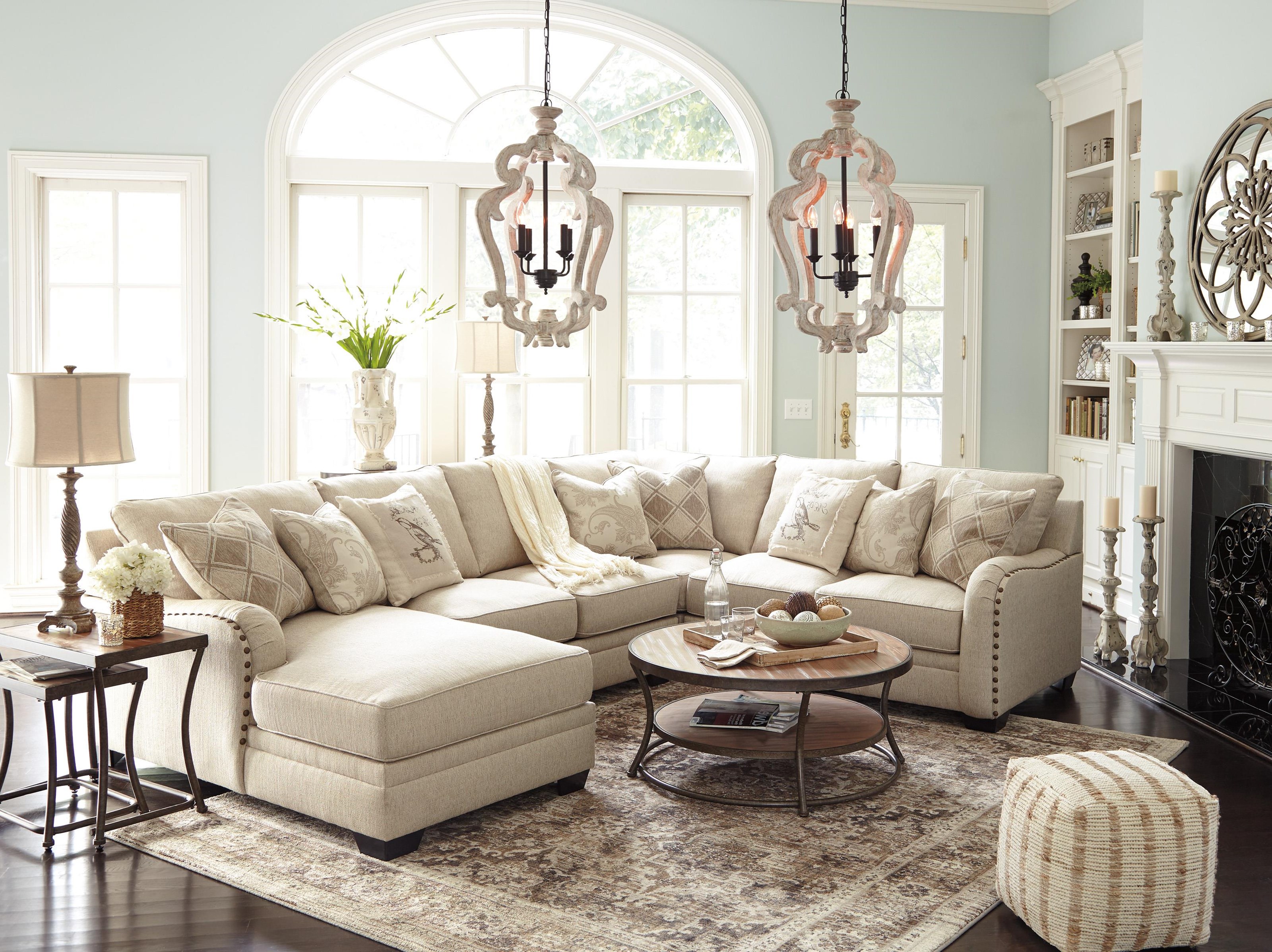 Signature Design by Ashley Luxora 5250116+34+56+77 Sectional with